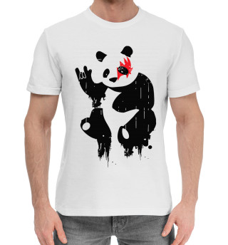 Мужская хлопковая футболка Панда