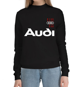 Женский Хлопковый свитшот Audi - Коробка