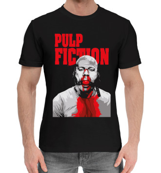 Мужская Хлопковая футболка Pulp fiction