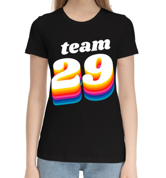 Женская Хлопковая футболка 29