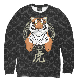 Мужской Свитшот Китайский тигр