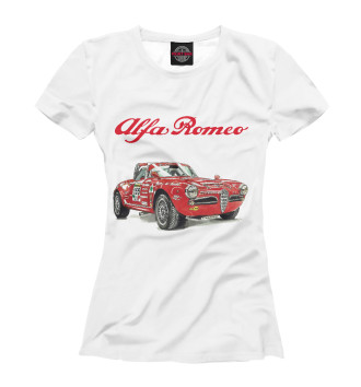 Женская Футболка Alfa Romeo motorsport