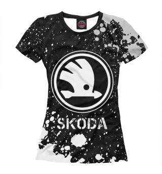 Женская футболка Skoda | Skoda