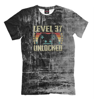 Мужская футболка LEVEL 37 UNLOCKED Gaming