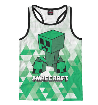 Мужская Борцовка Minecraft Creeper Logo
