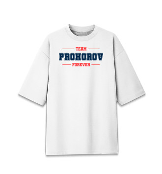 Женская Хлопковая футболка оверсайз Team Prohorov