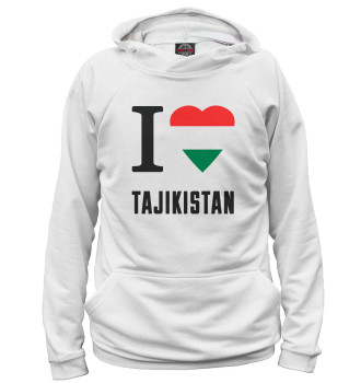 Мужское Худи I love Tajikistan