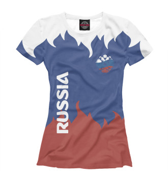 Футболка для девочек RUSSIA
