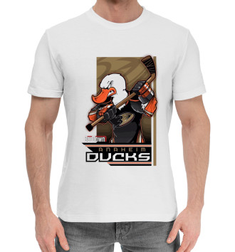 Мужская Хлопковая футболка Anaheim Ducks