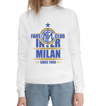Женский Хлопковый свитшот Inter Milan