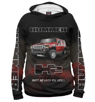 Женское Худи Hummer H2 на черном