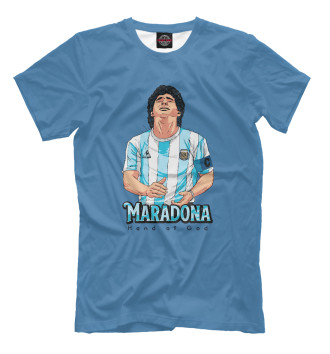 Мужская Футболка Марадона