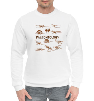 Мужской Хлопковый свитшот Paleontology