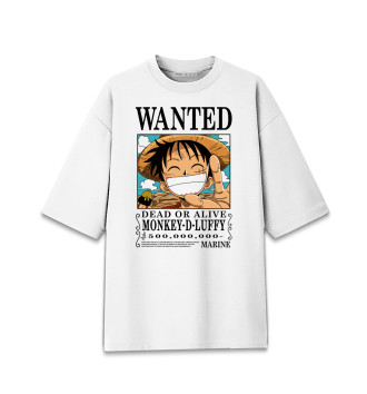 Женская Хлопковая футболка оверсайз One Piece