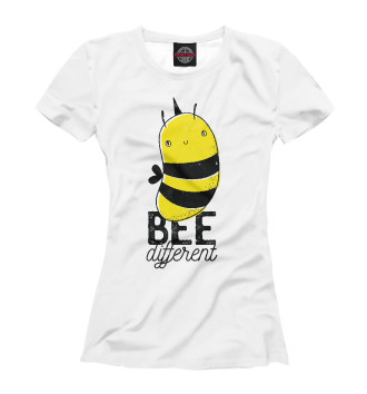 Женская Футболка Bee different