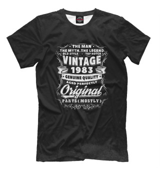 Мужская футболка Vintage 1983