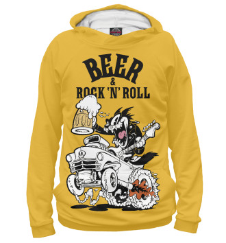Мужское Худи Beer & Rock n Roll