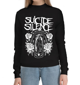 Женский Хлопковый свитшот Suicide Silence