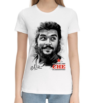 Женская Хлопковая футболка Портрет Че Гевары