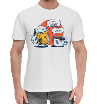 Мужская Хлопковая футболка Beer