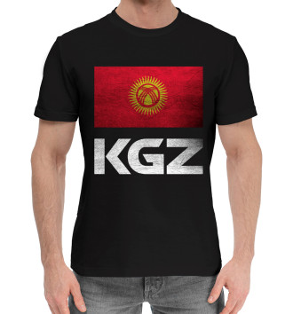 Мужская Хлопковая футболка Кыргызстан