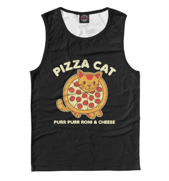 Майка для мальчиков Pizza cat
