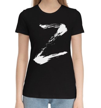Женская Хлопковая футболка Z мир