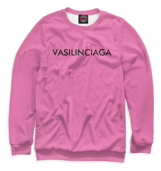 Свитшот для девочек Vasilinciaga розовый фон