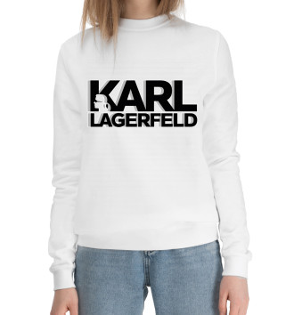 Женский Хлопковый свитшот Karl Lagerfeld