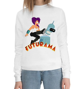 Женский Хлопковый свитшот Futurama
