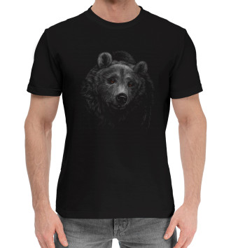 Мужская Хлопковая футболка Медведи