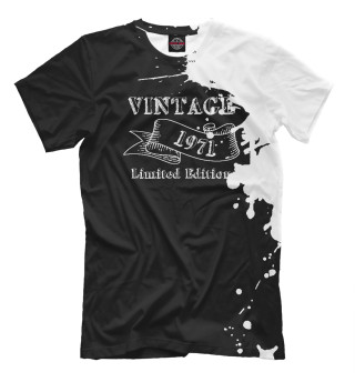 Мужская футболка Vintage 1971 Limited Editio