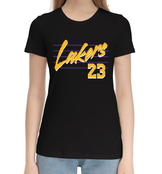 Женская Хлопковая футболка Lakers 23