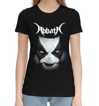 Женская Хлопковая футболка Abbath