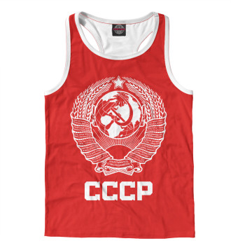Мужская Борцовка Герб СССР (красный фон)