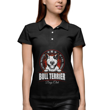 Женское Поло Bull terrier
