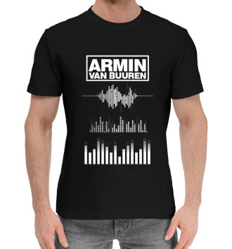 Мужская Хлопковая футболка Armin van Buuren эквалайзер