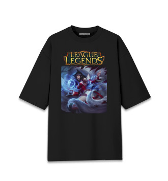 Женская Хлопковая футболка оверсайз League of legends