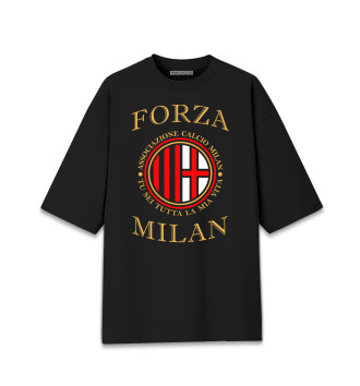 Хлопковая футболка оверсайз для мальчиков Милан