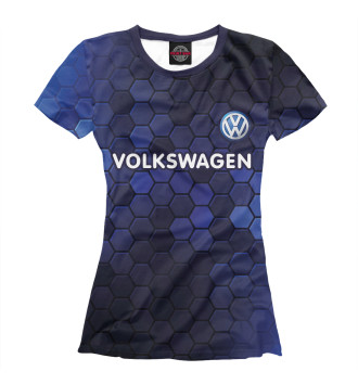 Женская Футболка Volkswagen + Соты