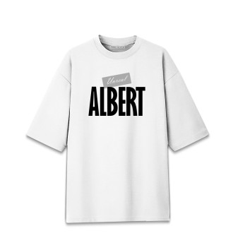 Мужская Хлопковая футболка оверсайз Альберт