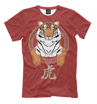 Футболка для мальчиков Китайский тигр