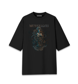 Женская Хлопковая футболка оверсайз Meshuggah