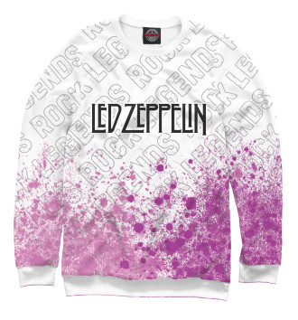 Женский Свитшот Led Zeppelin Rock Legends (purple)