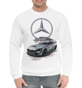 Мужской Хлопковый свитшот Mercedes AMG