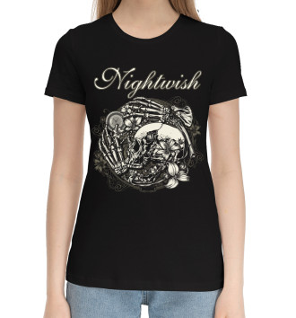 Женская Хлопковая футболка Nightwish