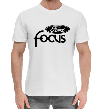 Мужская Хлопковая футболка Ford Focus