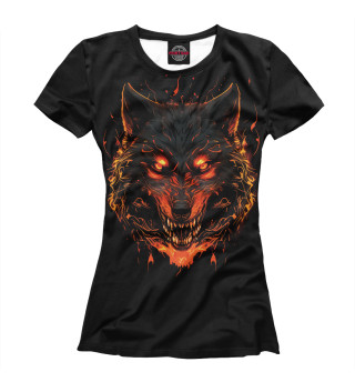 Грозный огненный волк