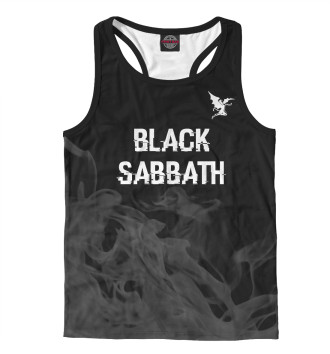 Мужская Борцовка Black Sabbath Glitch Black