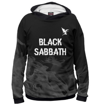 Мужское Худи Black Sabbath Glitch Black